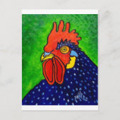 ROOSTER von Piliero Postkarte (Vorderseite)