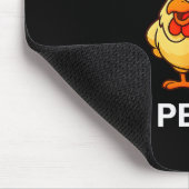 Rooster W See My Pecker, Funny, Jokes, Sarcastic Mousepad (Ecke)