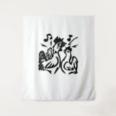 Rooster Wandteppich (Vorderseite)