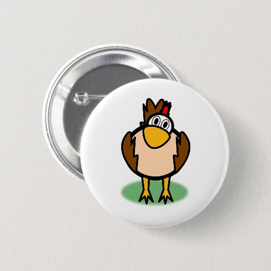 Rooster Watching Button (Vorne & Hinten)