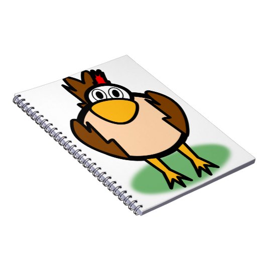 Rooster Watching Notizblock (Rechte Seite)