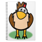 Rooster Watching Notizblock (Vorderseite)