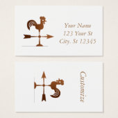 Rooster Weathervane Thunder_Cove (Vorne & Hinten)