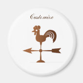 Rooster Weathervane Thunder_Cove Magnet (Vorne)