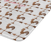 Rooster Weathervane Thunder_Cove Schneidebrett (Ecke)