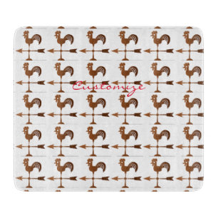 Rooster Weathervane Thunder_Cove Schneidebrett