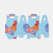 Rooster Wedding Cake Gevor Box Chicken Red Blue Geschenkschachtel (Ungefaltet)