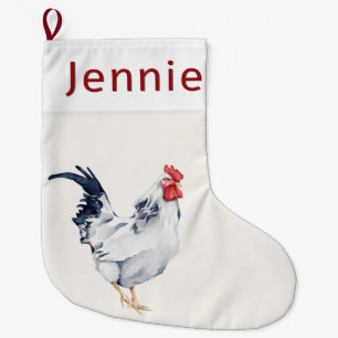 Rooster Weihnachts-Strumpf Großer Weihnachtsstrumpf
