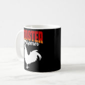 Rooster Whispercockfight Chicken Bird Cocker Kaffeetasse (Vorderseite Links)