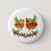 Rooster with hen button (Vorderseite)