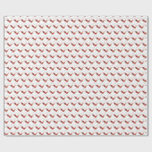 Rooster Wrapping Paper Geschenkpapier (Flach)