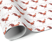 Rooster Wrapping Paper Geschenkpapier (Rolleneckpunkt)