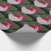 Rooster Wrapping Paper Geschenkpapier (Ecke)