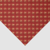 Rooster Year Gold Prägung Symbol Tissue Seidenpapier (Ausschnitt)
