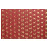 Rooster Year Gold Prägung Symbol Zodiac Fabric Stoff (Fat Quarter (45,7 x 55,9 cm))