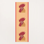 Rooster Yoga Mat Yogamatte (Rückseite)