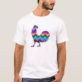 Rooster Zickzack T-Shirt (Vorderseite)