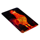 Rooster Zodiac Symbol Lantern Magnet (Rechte Seite)
