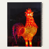 Rooster Zodiac Symbol Lantern Planer (Rückseite)