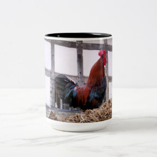 ROOSTER ZWEIFARBIGE TASSE