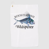 Roosterfish Whisperer Hellfarbenes Handtuch (Vorderseite)