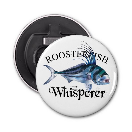 Roosterfish Whisperer Light Cfarbig Flaschenöffner (Vorderseite)