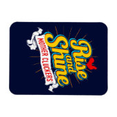 Roosterland der Rooster-Rosen und der Shine-Mutter Magnet (Horizontal)