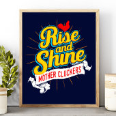 Roosterland der Rooster-Rosen und der Shine-Mutter Poster