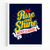 Roosterland der Rooster-Rosen und der Shine-Mutter Poster