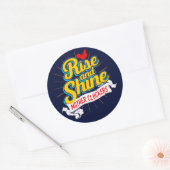 Roosterland der Rooster-Rosen und der Shine-Mutter Runder Aufkleber (Umschlag)