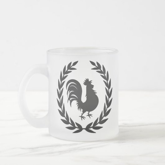 Roosterlogo Mattglastasse (Links)