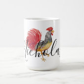 Roostermonogramm Kaffeetasse (Mittel)