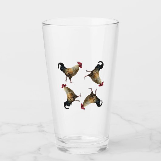 Roostermuster Glas (Vorderseite)