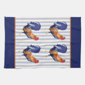 Roostermuster Streifen Küche Handtuch (Horizontal)