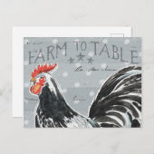 Roosters-Aufruf III Postkarte (Vorne/Hinten)