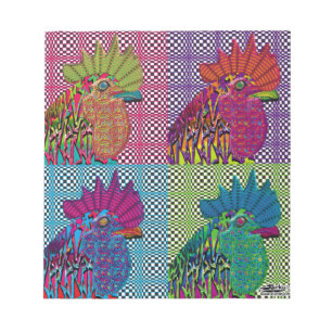 Roosters Gone Psycho Notizblock