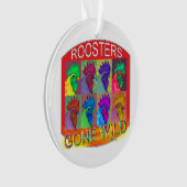 Rooster's Gone Wild 3 Ornament (Vorderseite)