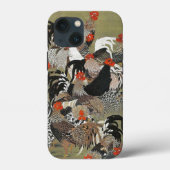 Roosters Hen Illustration von Ito Jakuchu Case-Mate iPhone Hülle (Rückseite)