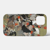Roosters Hen Illustration von Ito Jakuchu Case-Mate iPhone Hülle (Rückseite (Horizontal))