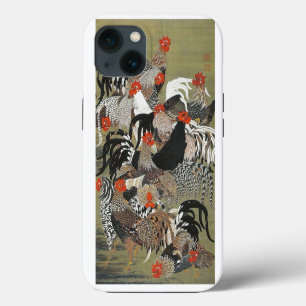 Roosters Hen Illustration von Ito Jakuchu Case-Mate iPhone Hülle