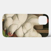 Roosters & Hen outside Hen House with White Border Case-Mate iPhone Hülle (Rückseite (Horizontal))