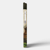 Roosters & Hen outside Hen House with White Border Case-Mate iPhone Hülle (Rückseite / Links)