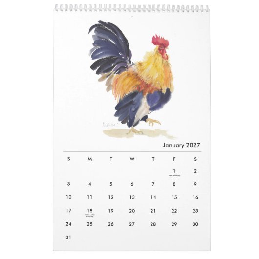 Roosters-Kalender 2023 Kalender (Jan 2027)