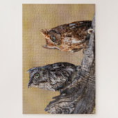 Roosting der Osterschnecke in Bäumen Puzzle (Vertikal)