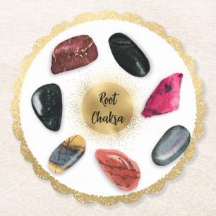 *~* Root AP64 Emoto Water Chakra Paper Untersetzer