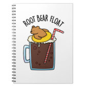Root Bear Float Funny Root Beer Pub Notizblock (Vorderseite)