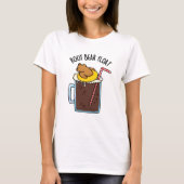Root Bear Float Funny Root Beer Pub T-Shirt (Vorderseite)