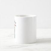 Root Bear Float Lustiger Root Beer Pun Kaffeetasse (Mittel)
