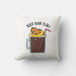 Root Bear Float Lustiger Root Beer Witz Kissen