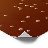 Root Bee mit winzigen Bläschen Kunst Poster (Ecke)